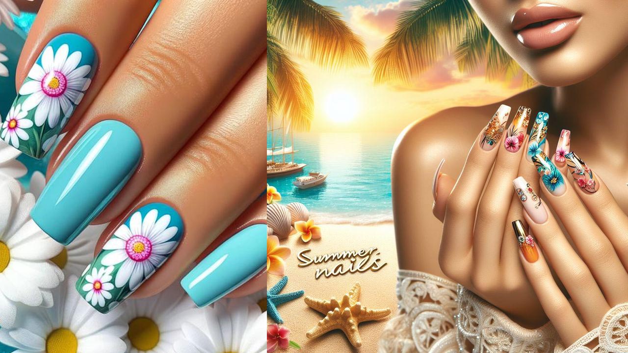 Summer Nails Sunshine on Your Fingertips